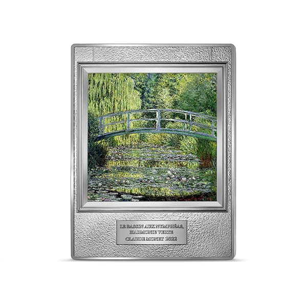 The Water Lily Pond: Green Harmony €250 1/2KG Silver Coin