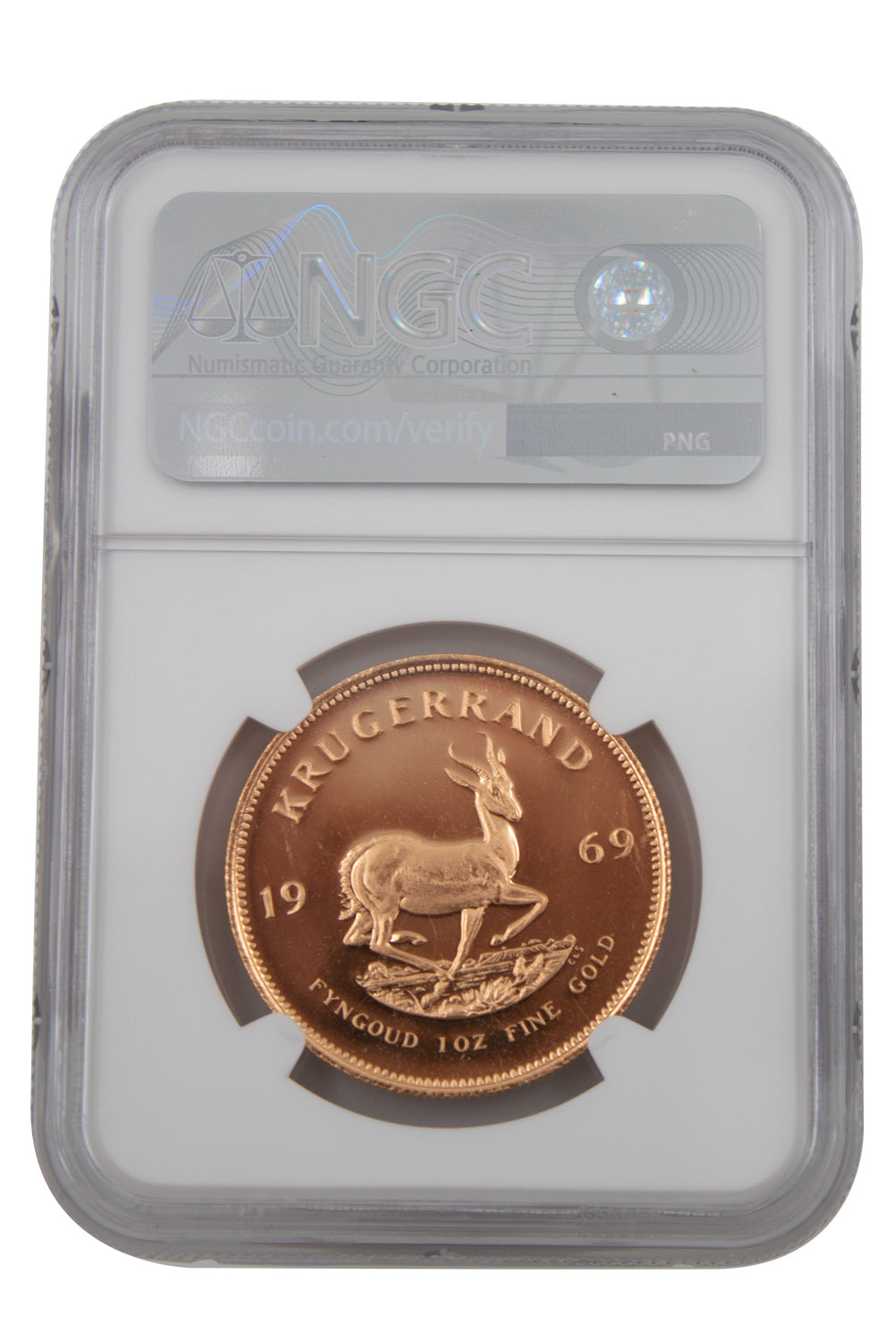 Krugerrand Proof PF 66 Ultra Cameo 1969 1oz-The Scoin Shop