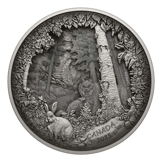 2025 Canada $175 Predator or Prey Silver Coin