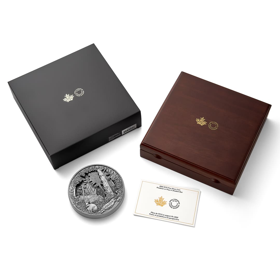 2025 Canada $175 Predator or Prey Silver Coin