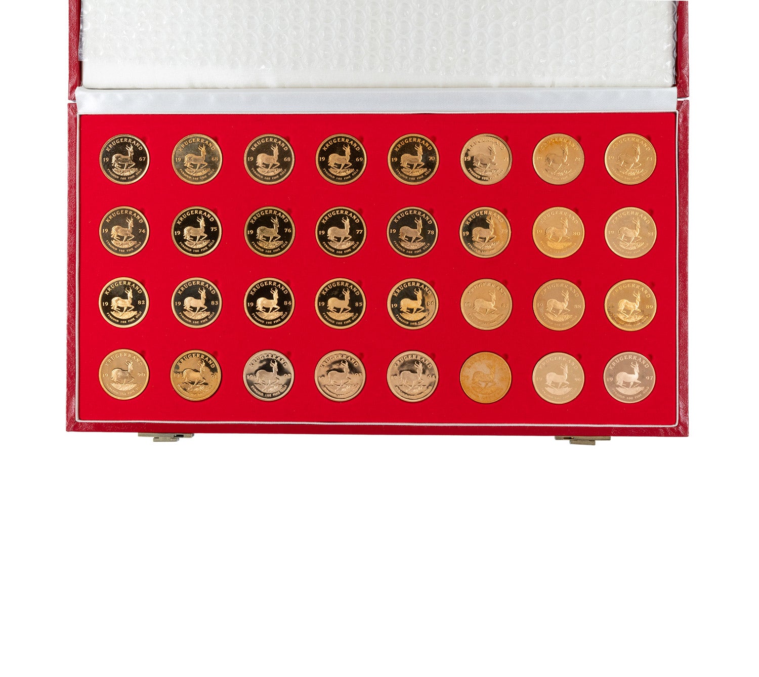 The Genesis Proof Collection - 32 Proof Krugerrands (1967–1997)