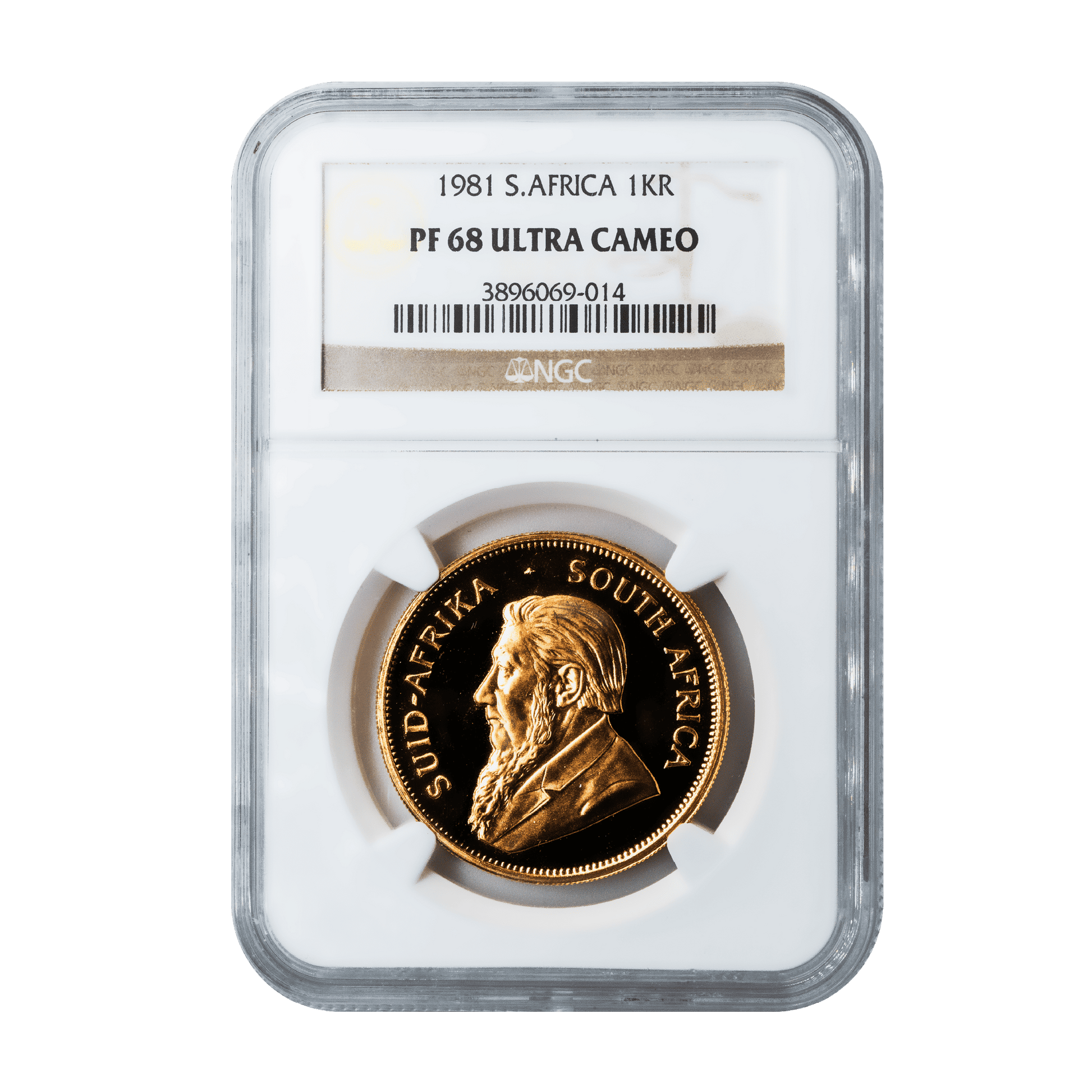 1981 Graded 1 Oz Proof Krugerrand PF68 Ultra Cameo-The Scoin Shop