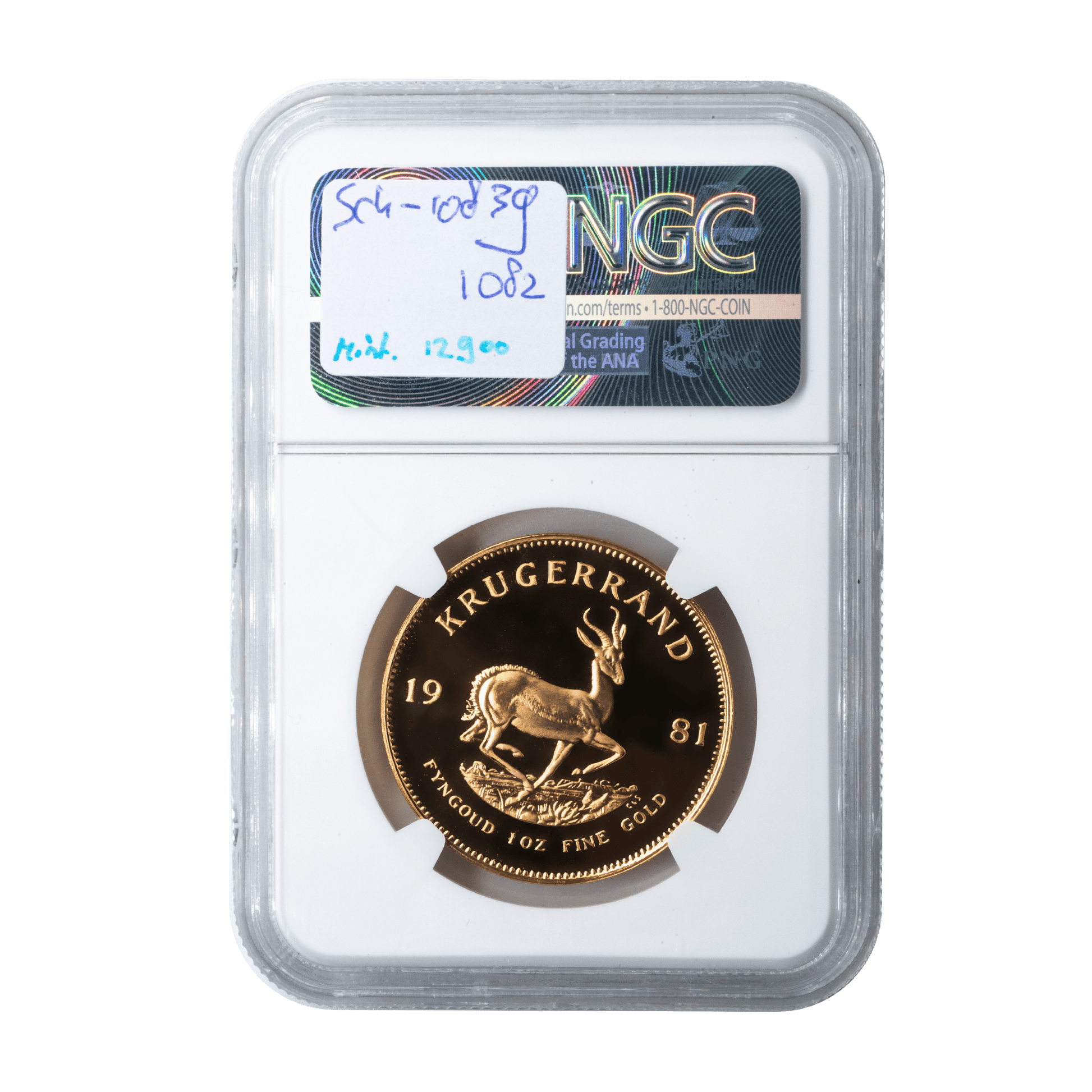 1981 Graded 1 Oz Proof Krugerrand PF68 Ultra Cameo-The Scoin Shop