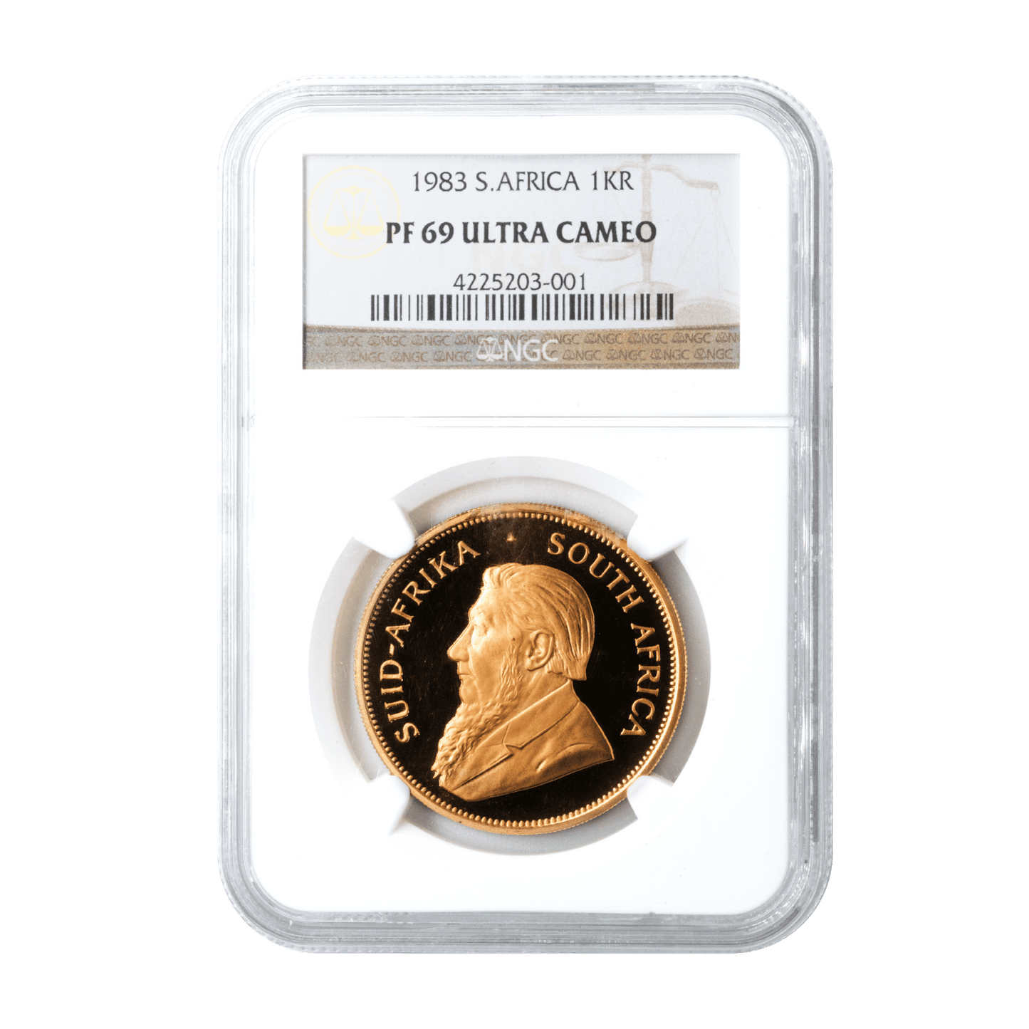 1983 Graded 1 Oz Proof Krugerrand PF69 Ultra Cameo-The Scoin Shop