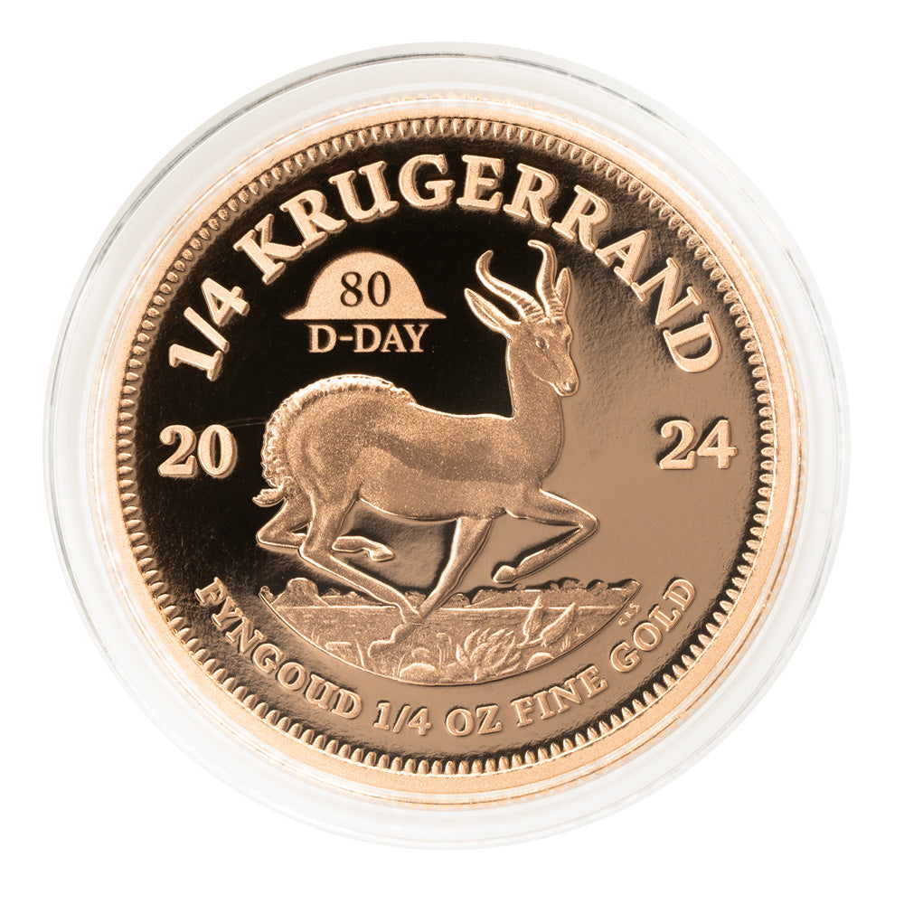 Krugerrand 80th Anniversary of D-Day Proof Privy Mark Fractional Set 2024