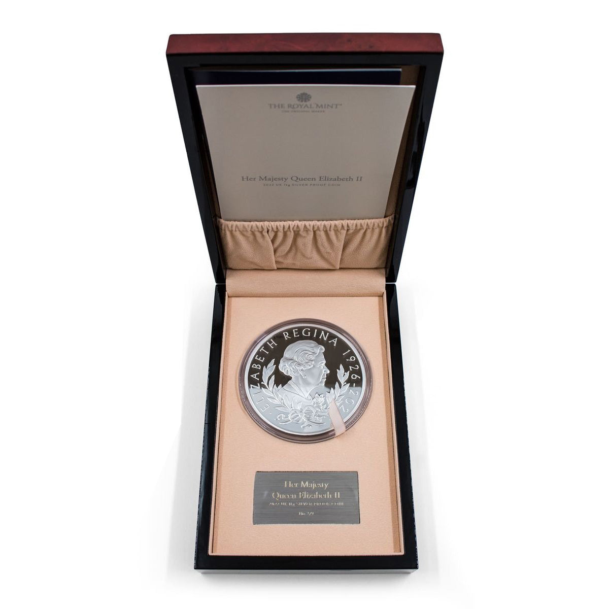 Queen Elizabeth 2022 1kg Memorial Silver Collectible Coin