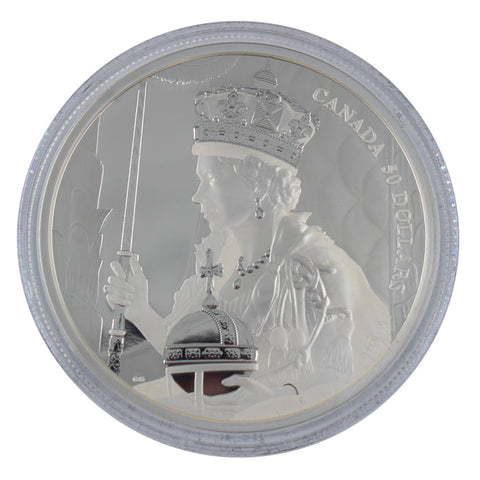 Queen Elizabeth II 2022 Coronation Silver Coin