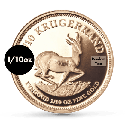 1/10 Oz Proof Gold Krugerrand Coin – South African Collectible