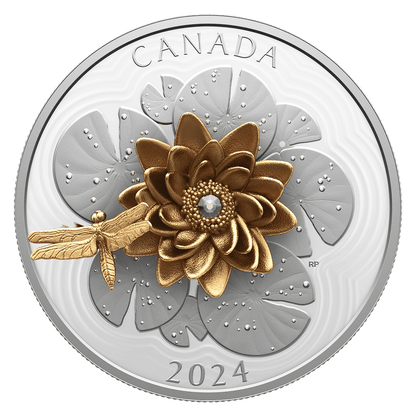 The Dragonfly and the Bloom 5 oz. Pure Silver Coin-The Scoin Shop