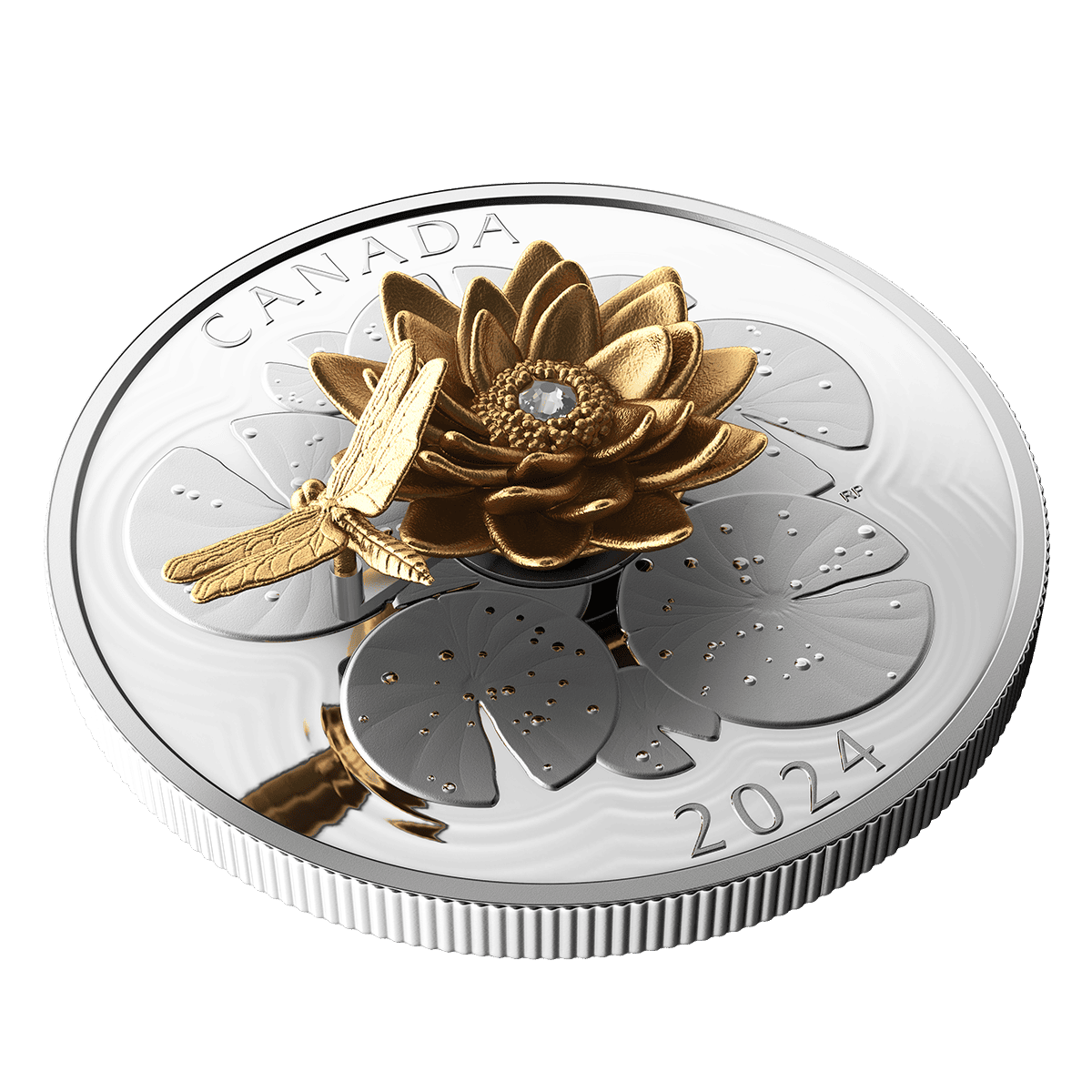 The Dragonfly and the Bloom 5 oz. Pure Silver Coin-The Scoin Shop