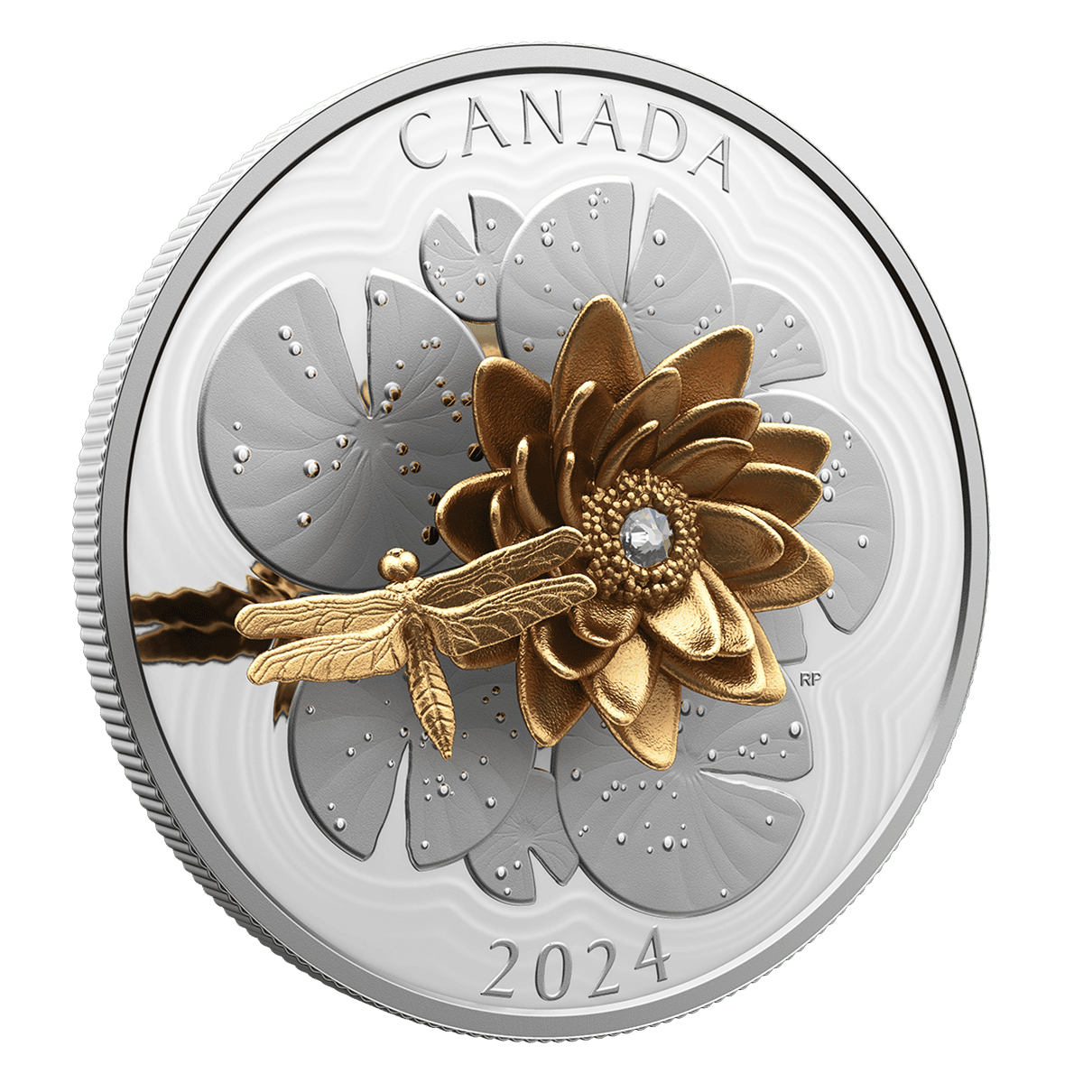 The Dragonfly and the Bloom 5 oz. Pure Silver Coin-The Scoin Shop