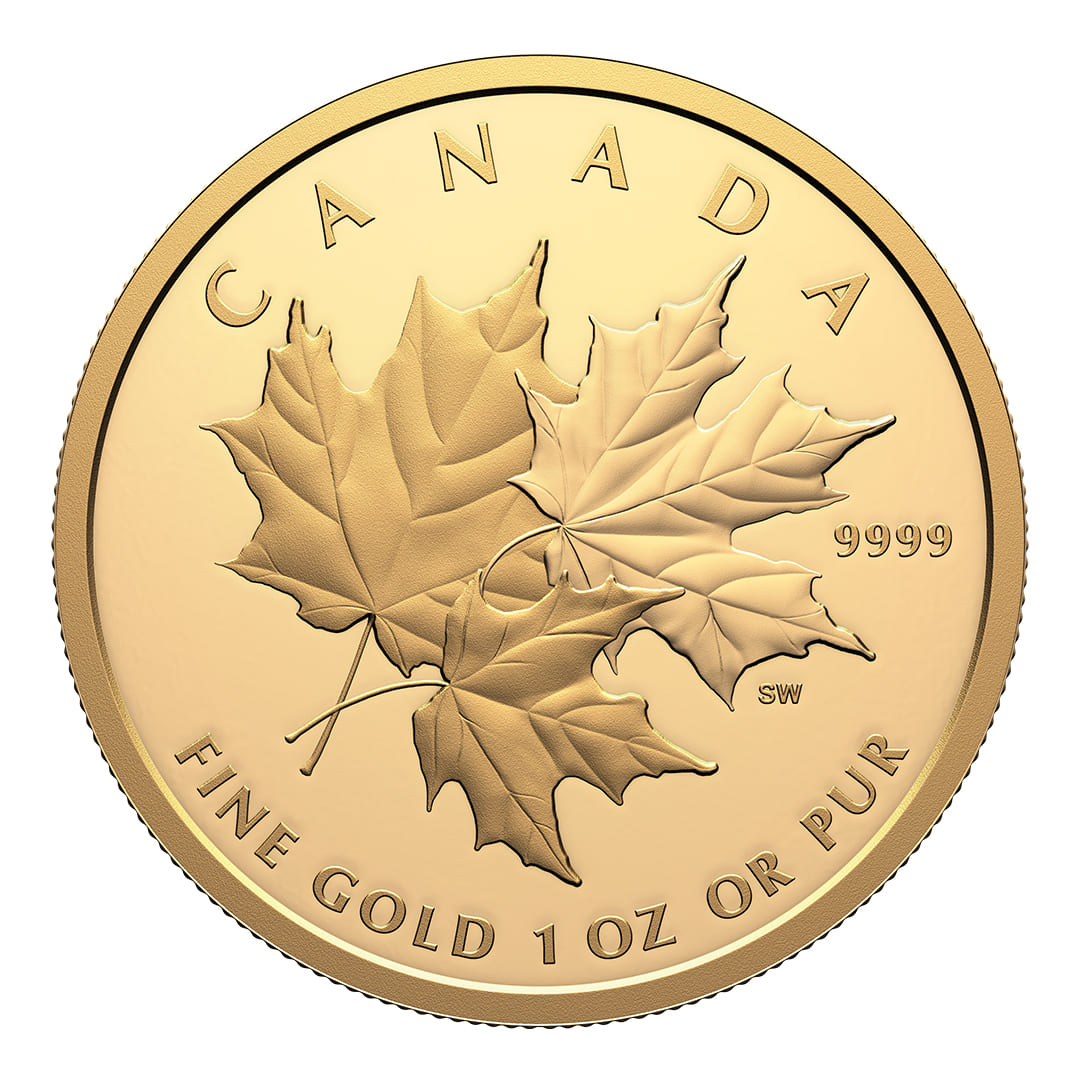Triple Maple Leafs 1 oz Gold & 5 oz Silver Bundle