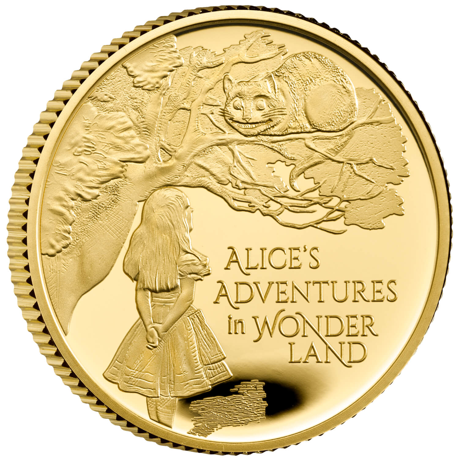 Alice's Adventures in Wonderland 2021 UK 1/4oz Gold Proof Coin