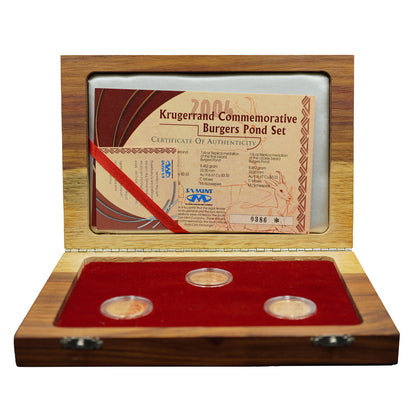 Thomas Francois Burgers 130 Year Anniversary Gold Proof Set