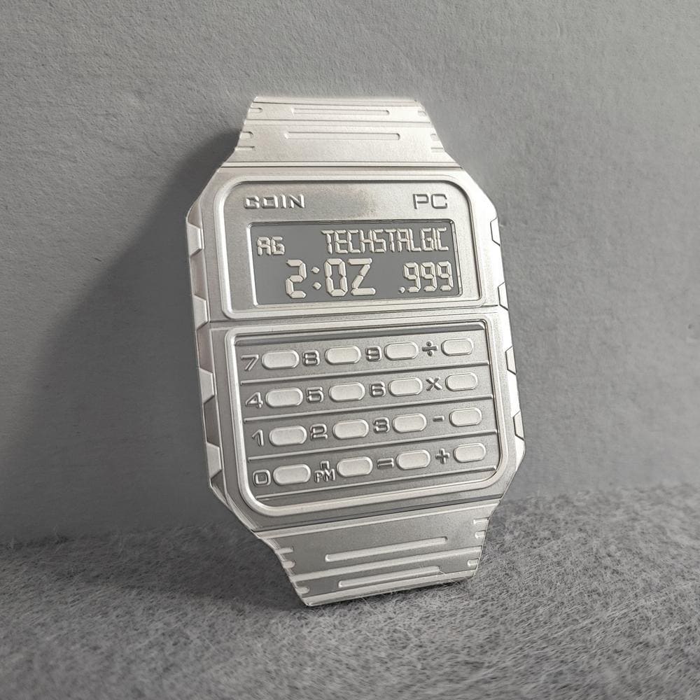 Databank Watch TechStalgic 2 oz Silver Coin $2 Niue 2024