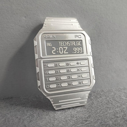 Databank Watch TechStalgic 2 oz Silver Coin $2 Niue 2024