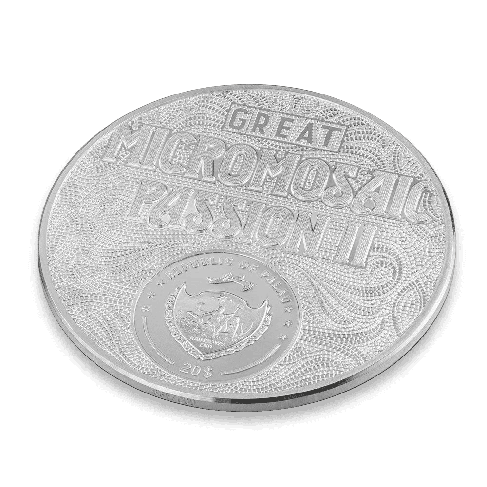 Frida Kahlo La Maravilla | Great Micromosaic Passion II 3oz Silver Coin