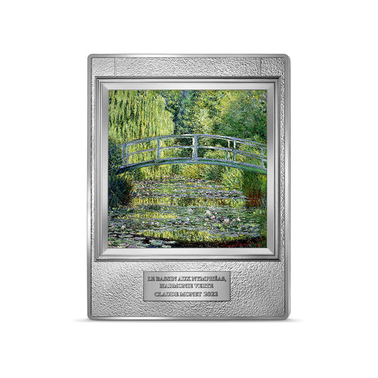 The Water Lillies by Claude Monet €250 1/2KG Silver Coin