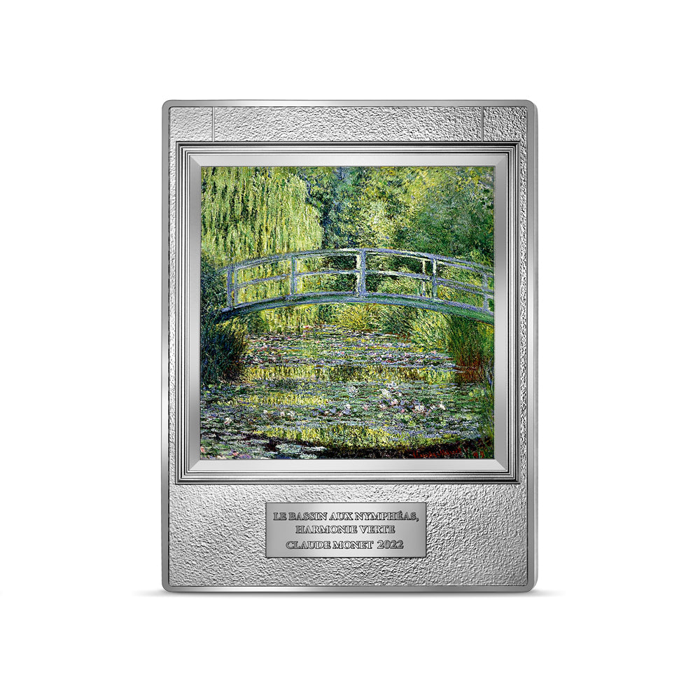 The Water Lillies by Claude Monet €250 1/2KG Silver Coin