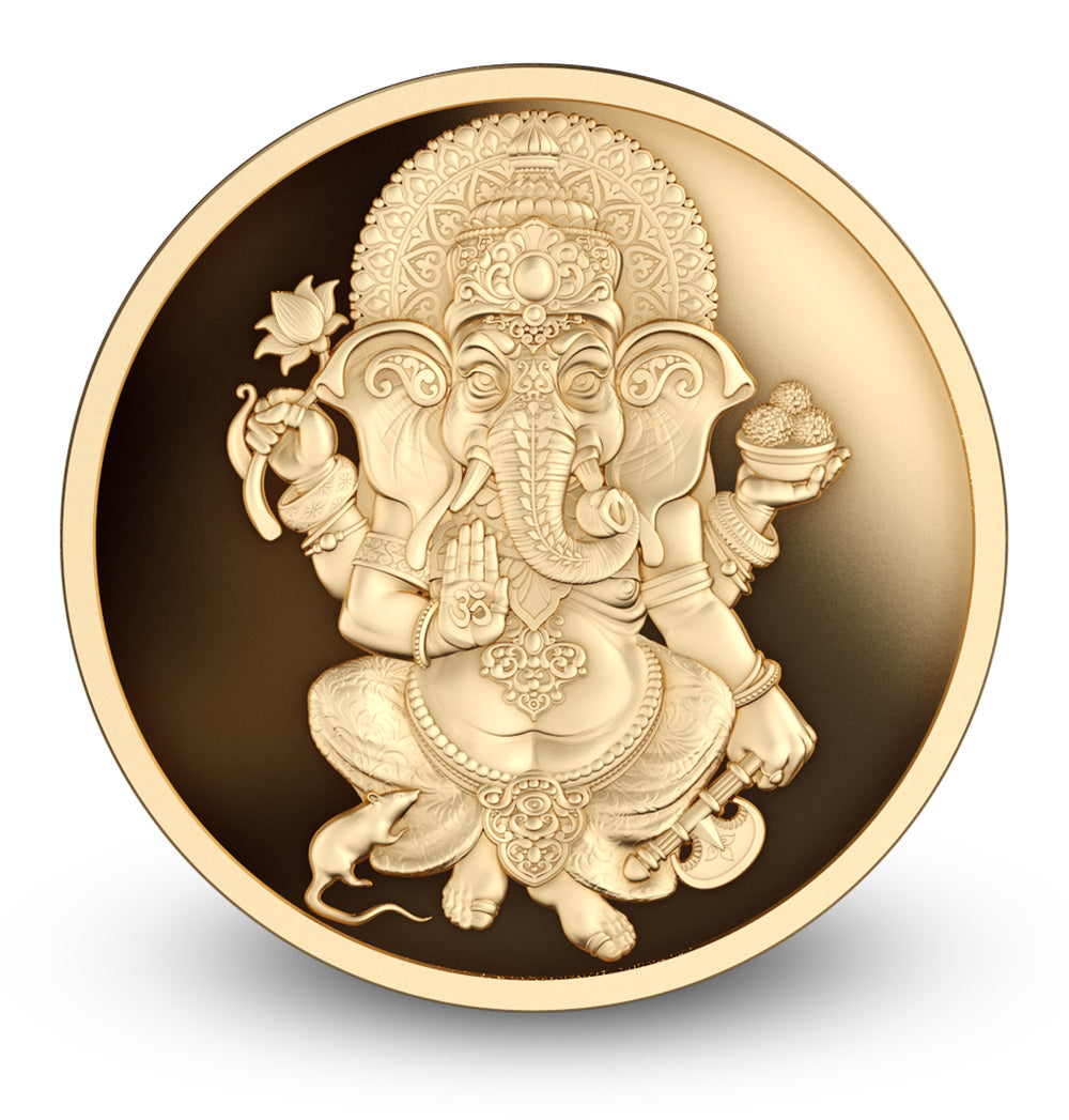 2026 Ganesha 1/10 oz Gold Proof Coin