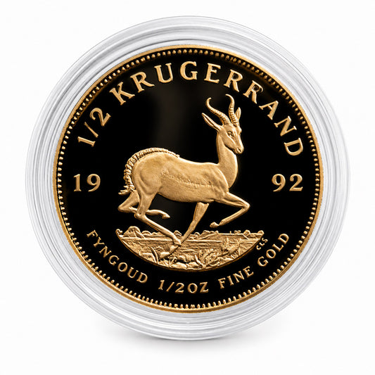 Proof Krugerrand 1/2oz 1992 Gold Coin