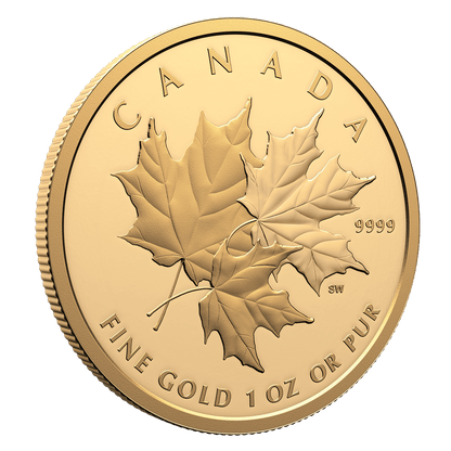 Canadian Triple Maple 1oz Gold 2025-The Scoin Shop