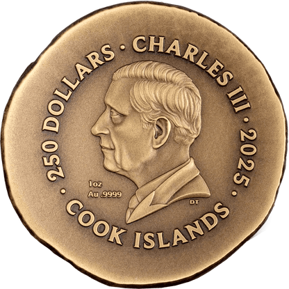 Leon Numismatic Icons 1 Oz Gold Coin Cook Islands 2025