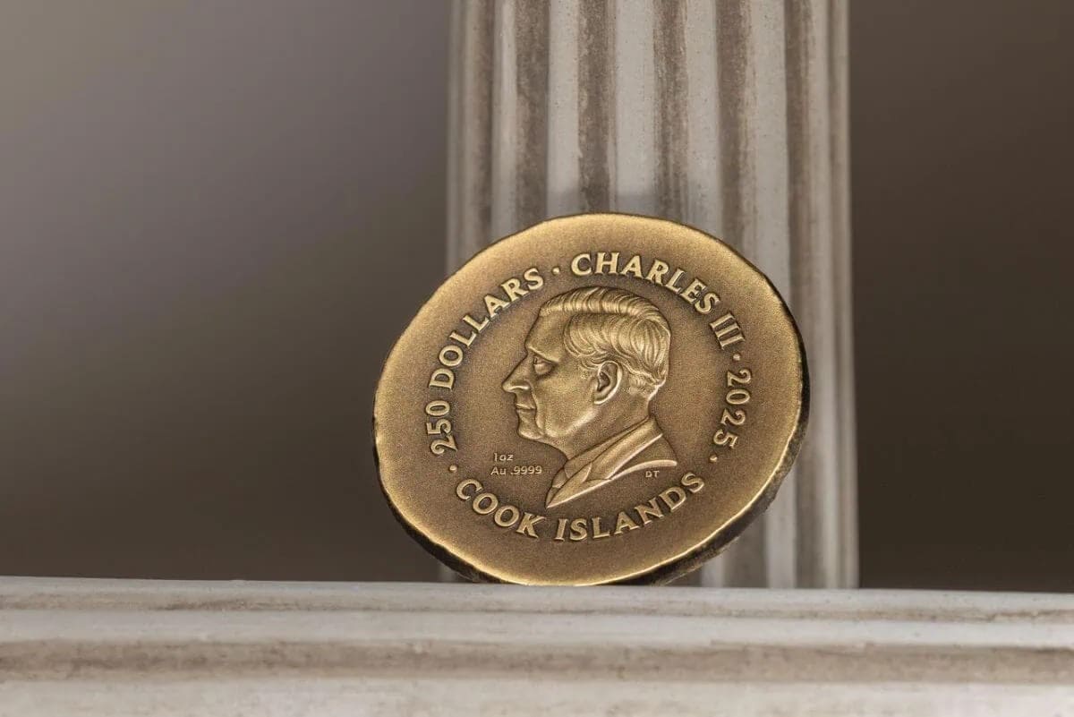 Leon Numismatic Icons 1 Oz Gold Coin Cook Islands 2025