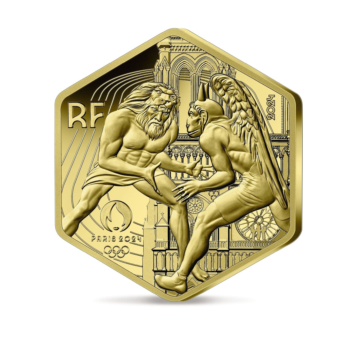 Hercules & Notre-Dame de Paris 2024 Gold Coin