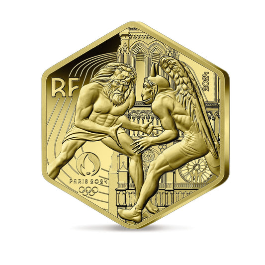 Hercules & Notre-Dame de Paris 2024 Gold Coin
