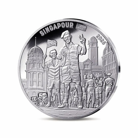 V‑E Day 80th Anniversary €10 Silver Coin – British Soldier-The Scoin Shop