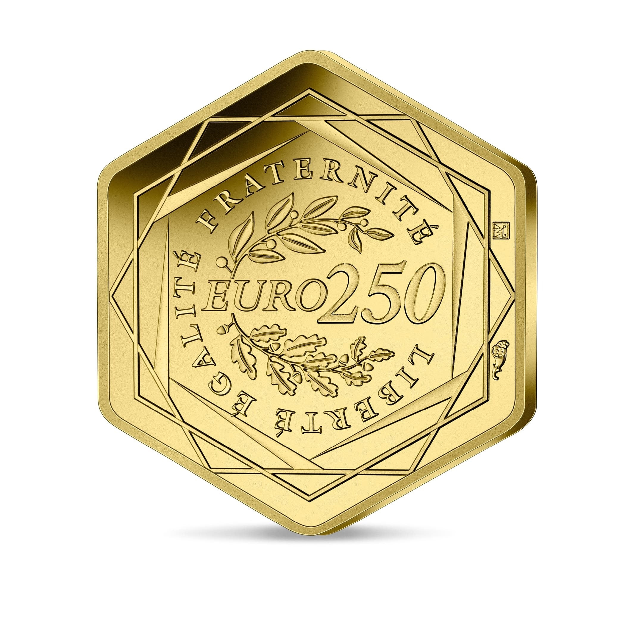 Genie & the Arc de Triomphe Hexagonal 2022 Gold Coin