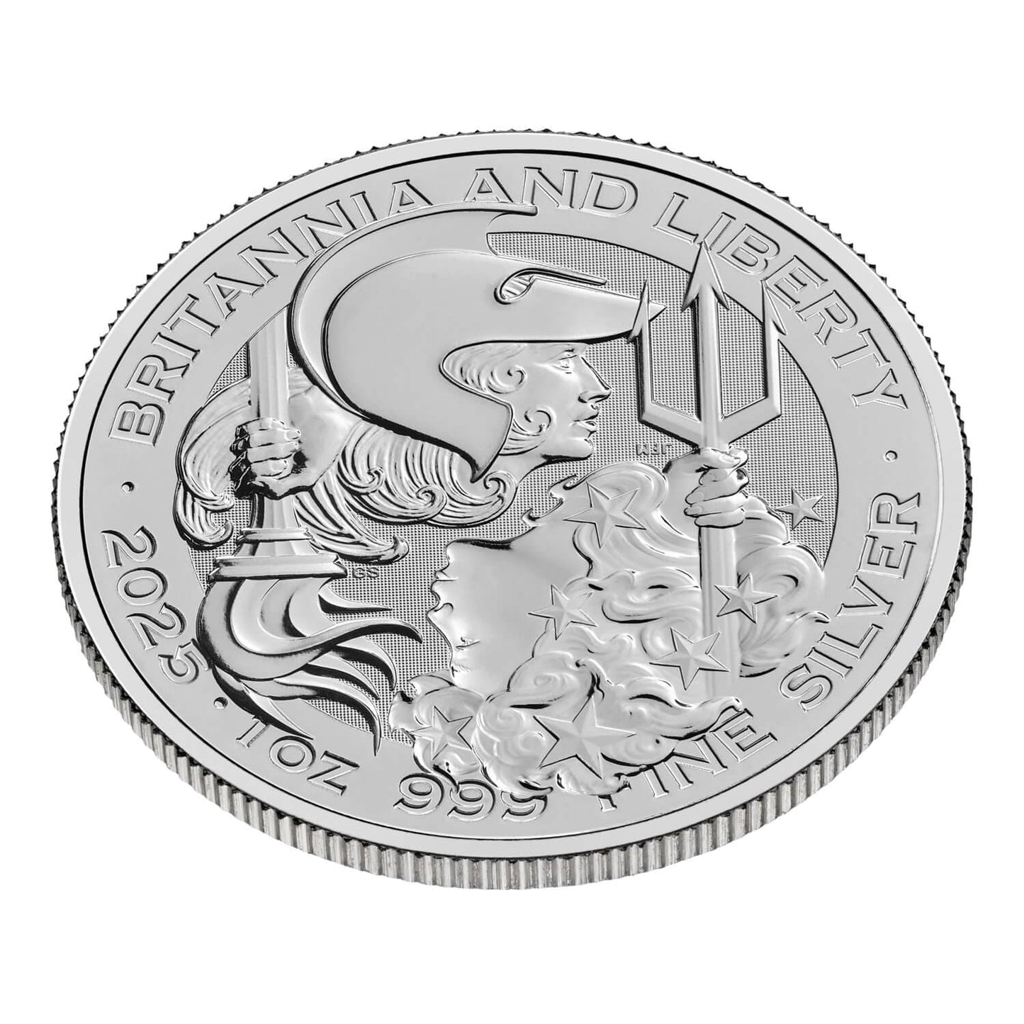 Britannia and Liberty 2025 1oz Silver Bullion Coin