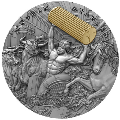 Twelve Labours of Hercules 2oz Silver Coin-The Scoin Shop