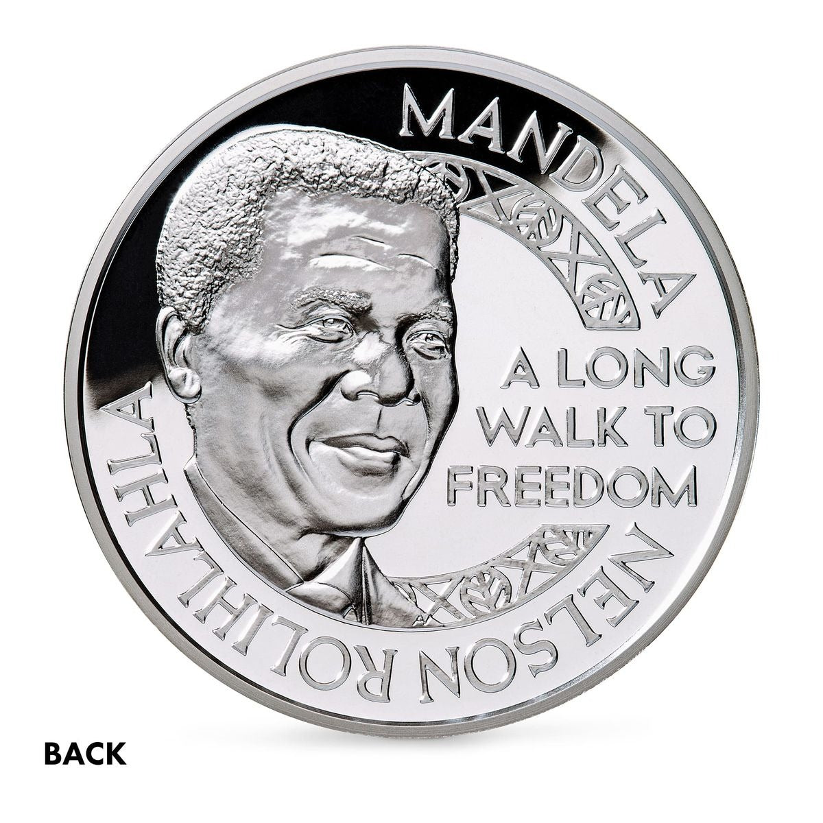 2011 Mandela Rugby 1oz Proof Silver Medallion
