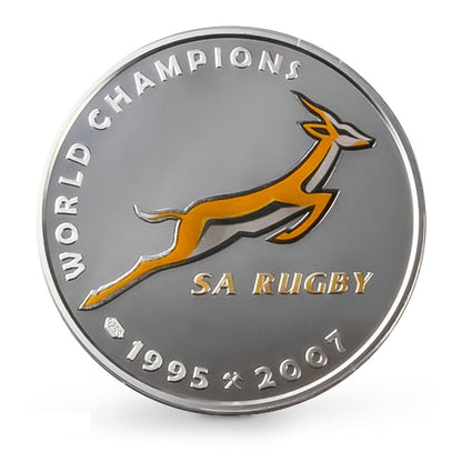 2011 Mandela Rugby 1oz Proof Silver Medallion