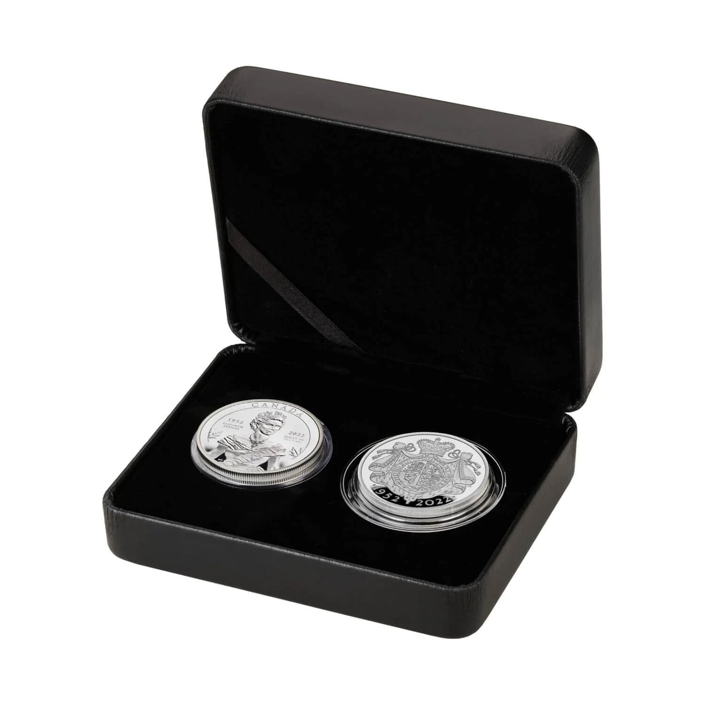 Queen Platinum Jubilee 2 Coin Silver Set 2022-The Scoin Shop