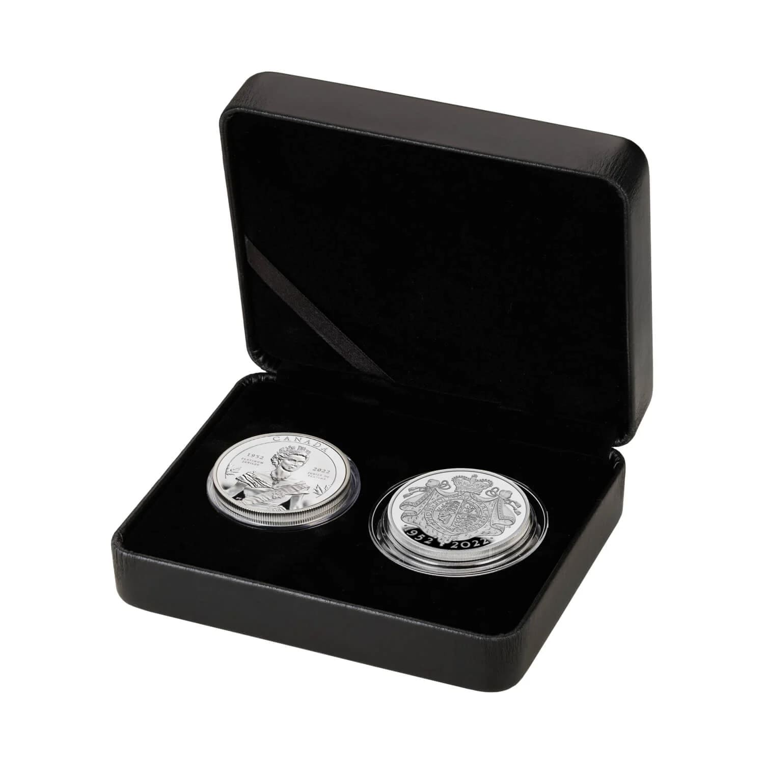 Queen Platinum Jubilee 2 Coin Silver Set 2022-The Scoin Shop