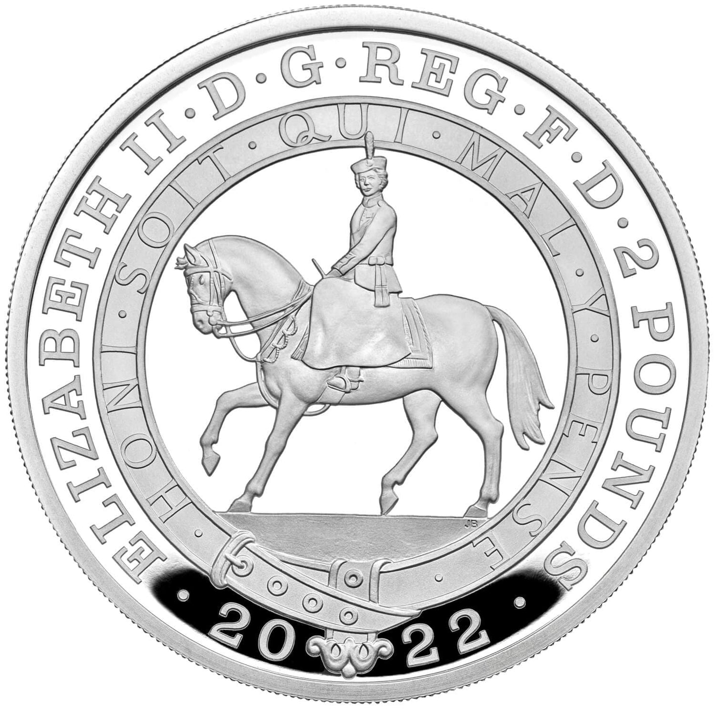 Queen Platinum Jubilee 2 Coin Silver Set 2022-The Scoin Shop