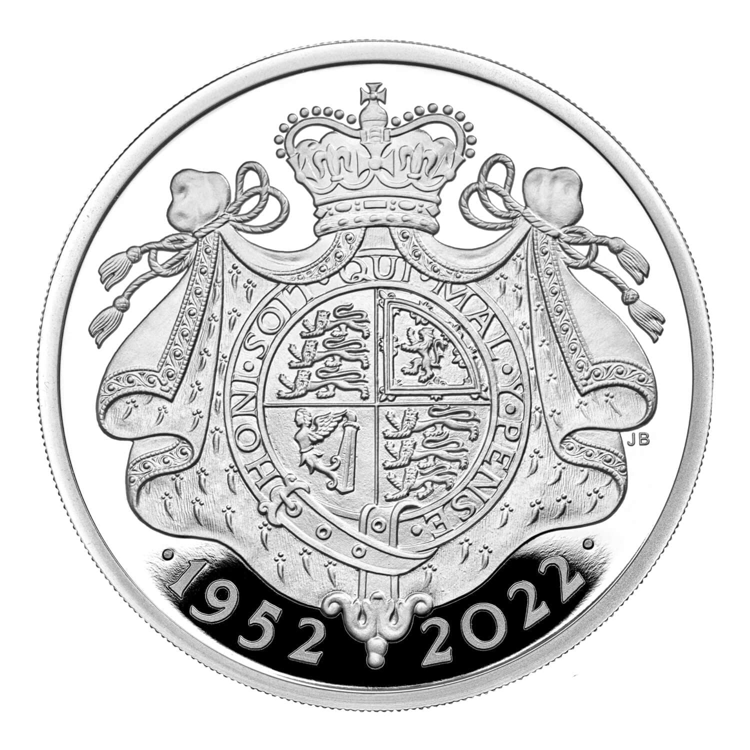 Queen Platinum Jubilee 2 Coin Silver Set 2022-The Scoin Shop