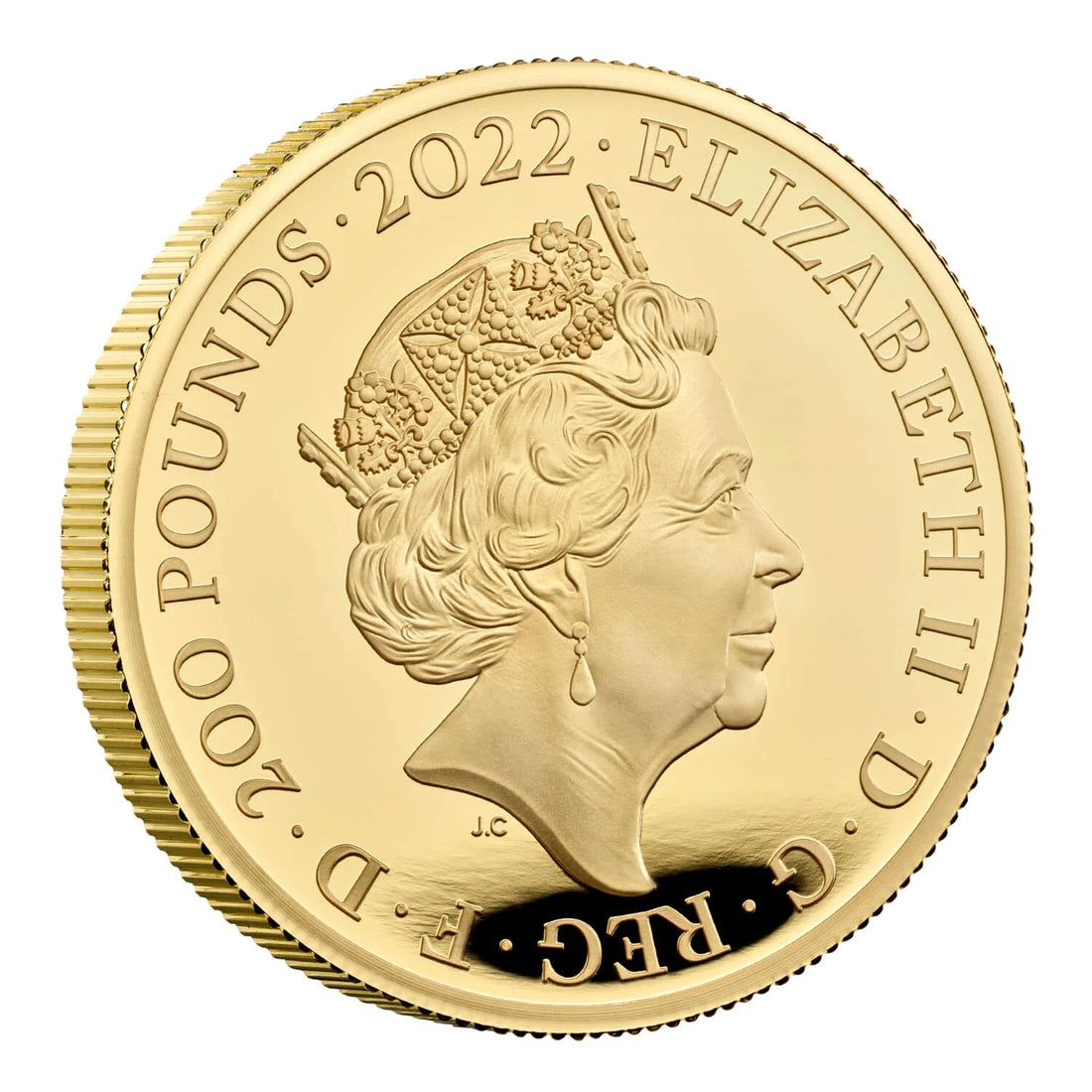 The Royal Tudor Beast - Yale of Beaufort 2023 2oz Gold – The Scoin Shop
