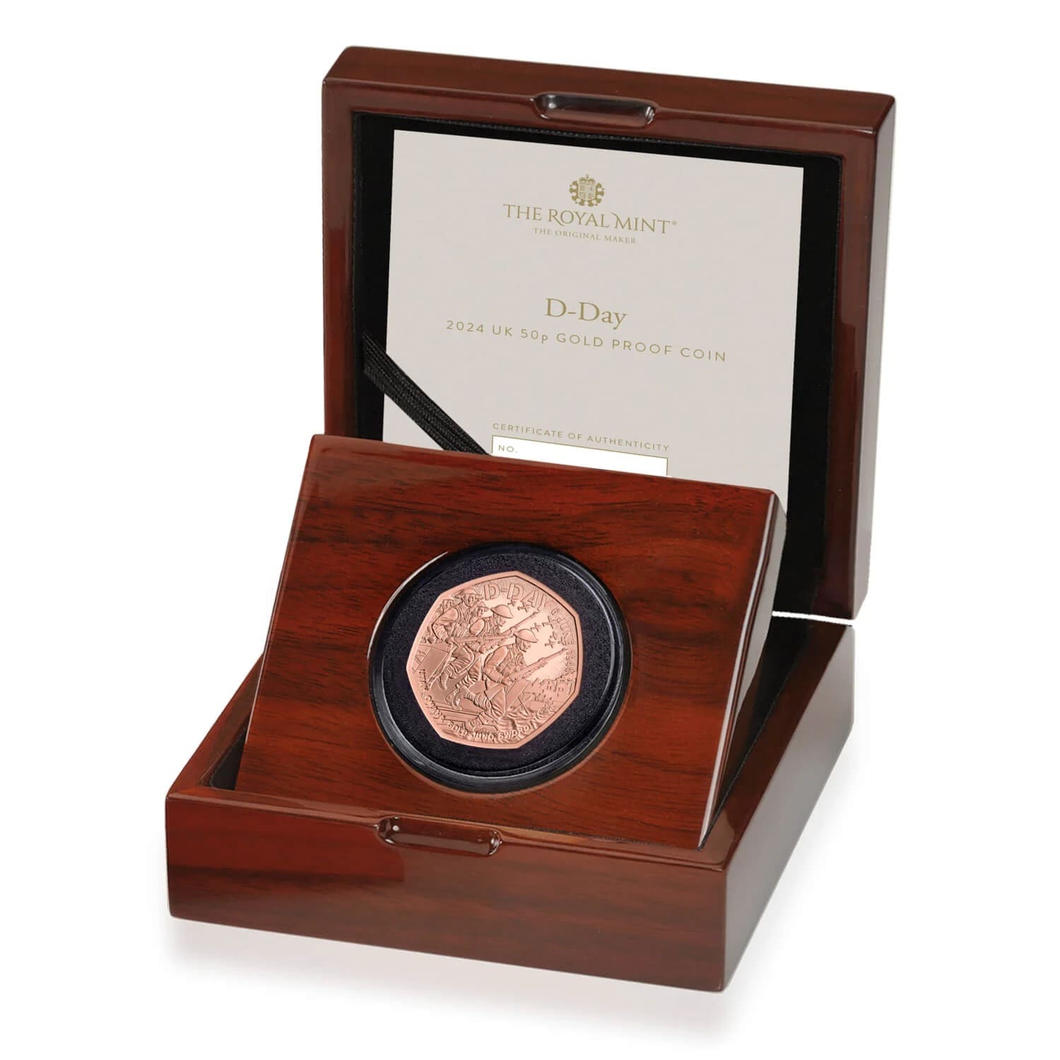 D-Day 80th Anniversary 50p Gold Proof Coin