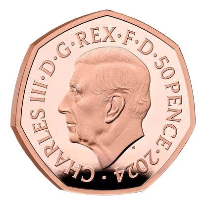 D-Day 80th Anniversary 50p Gold Proof Coin