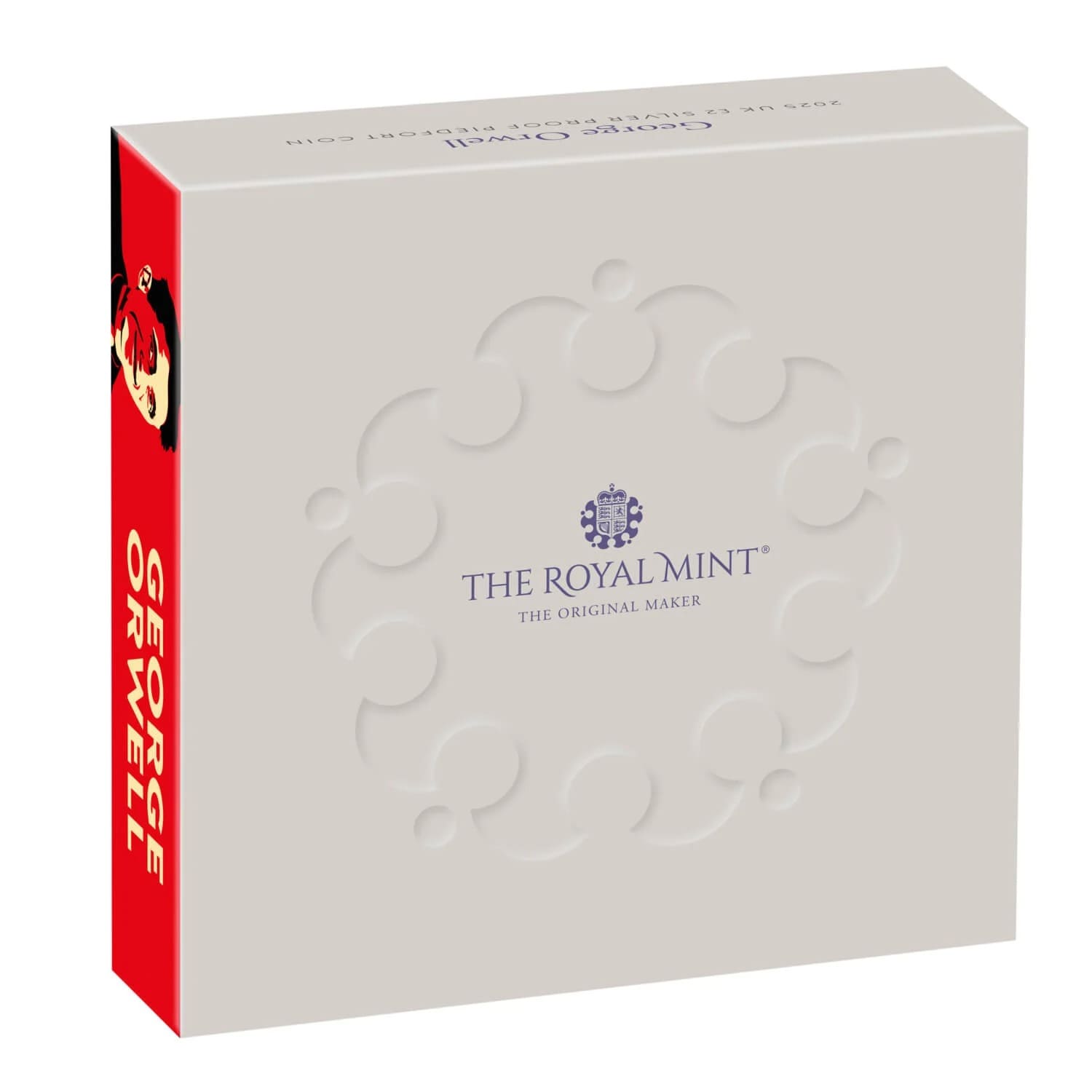 George Orwell £2 Silver Piedfort Proof Coin