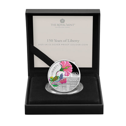 UK 150 Years of Liberty 2025 Silver Proof Colour Coin