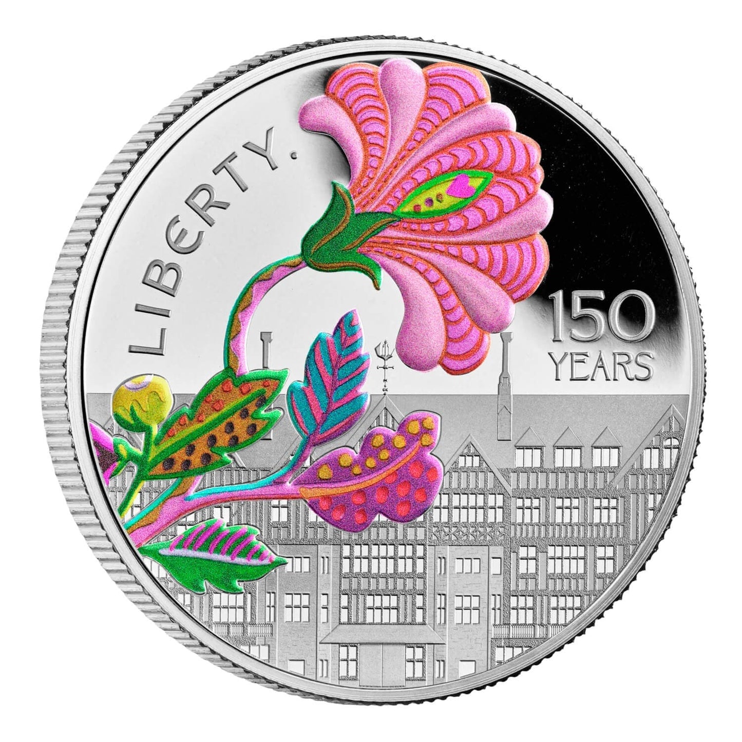 UK 150 Years of Liberty 2025 Silver Proof Colour Coin
