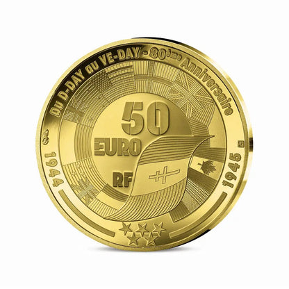 V‑E Day 80th Anniversary ¼ oz Gold Coin – British Soldier-The Scoin Shop