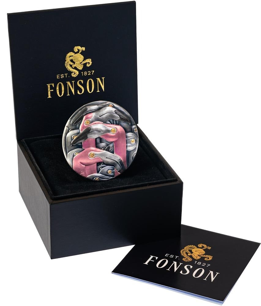 Flamingos Patterns of Nature 5 oz Silver Coin