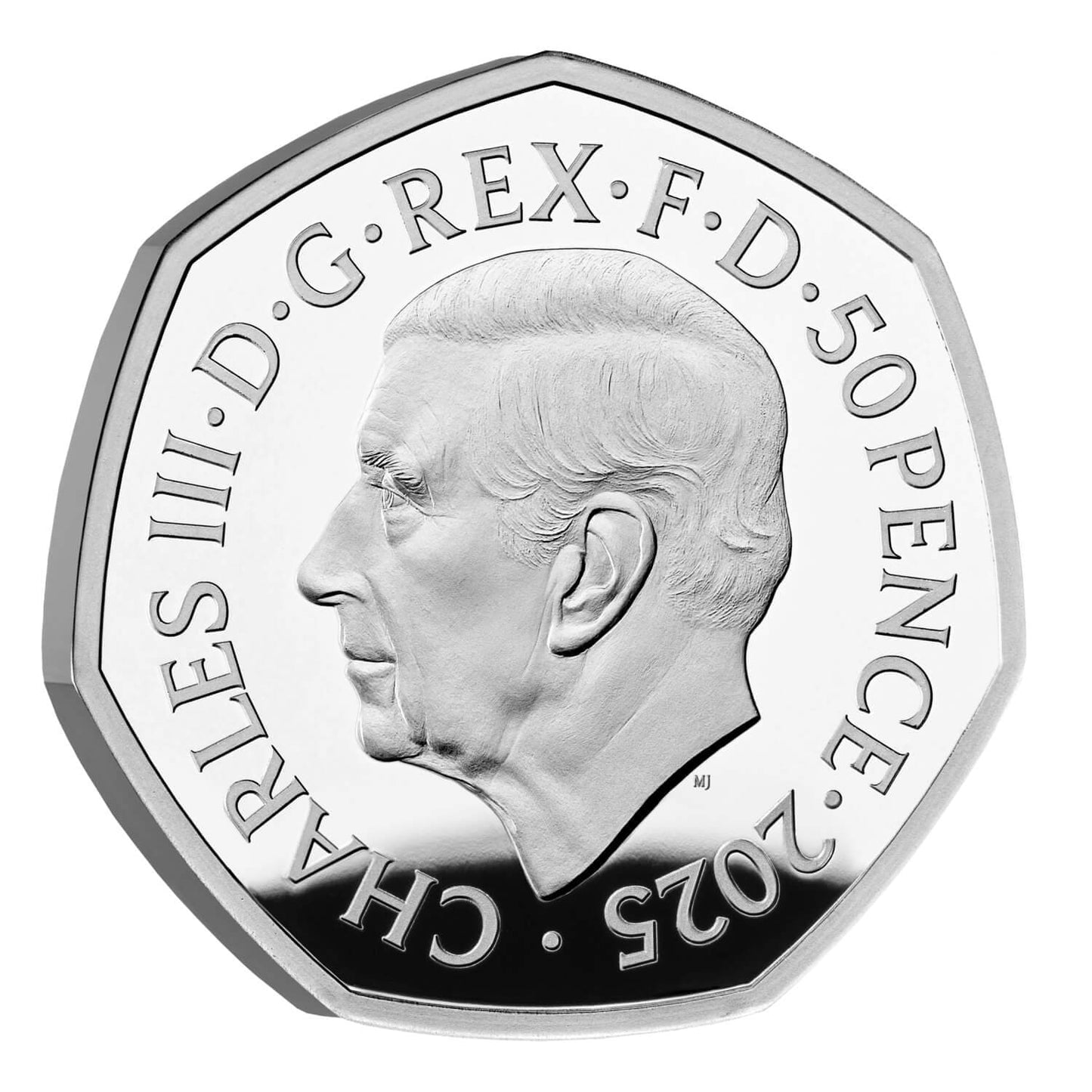 Mary Poppins 2025 UK 50p Silver Proof Colour Coin