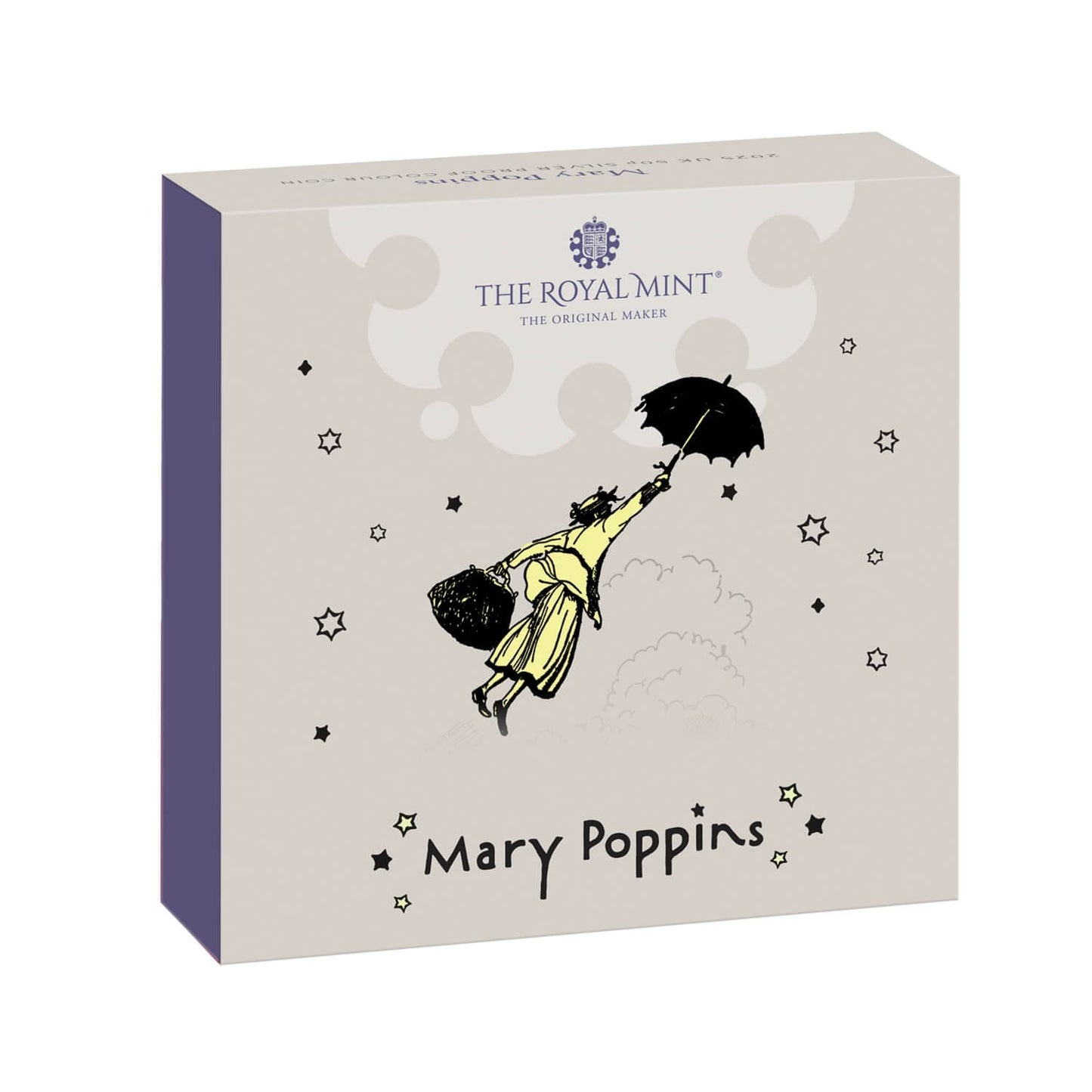 Mary Poppins 2025 UK 50p Silver Proof Colour Coin